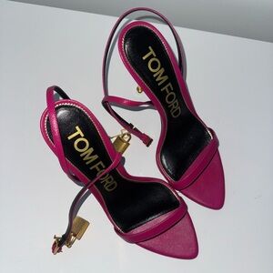 Tom Ford Fuchsia Slingback Heels